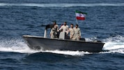 Iranische Soldaten in der Straße von Hormuz (Symbolbild)