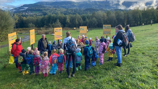 Viele Besucher haben den Naturlehrpfad bereits erkundet.