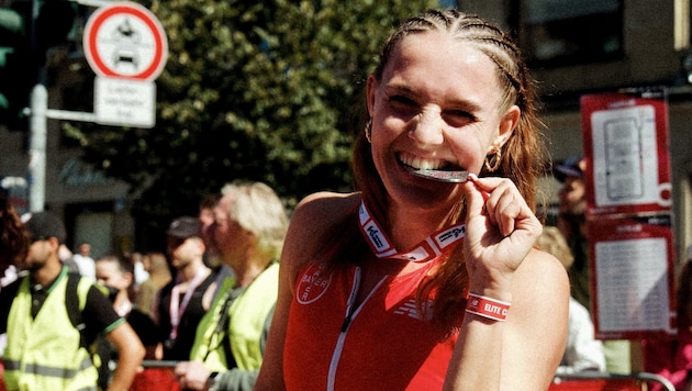 Katharina Pesendorfer – die neue Meilen-Rekordlerin.