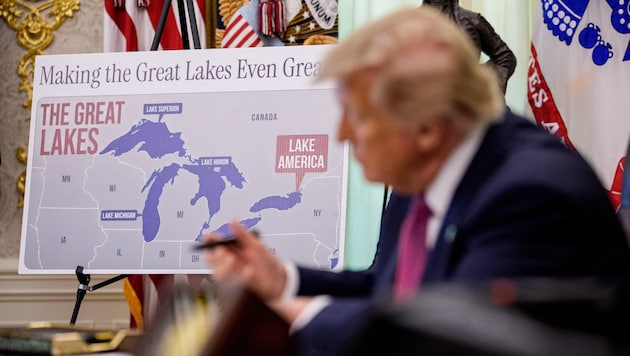 Nachdem Präsident Donald Trump bereits den Ontariosee neu benennen wollte, ist jetzt New Mexico ...