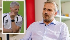 Didi Hamann (rechts) hat über die mögliche sportliche Zukunft von LASK-Trainer Didi Kühbauer ...
