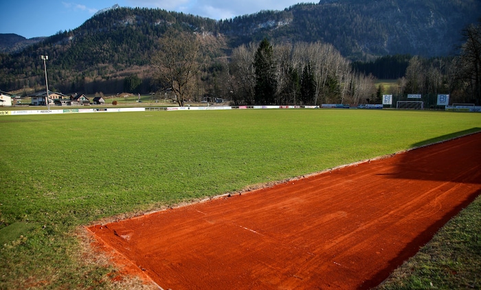Der Sportplatz von Strobl.