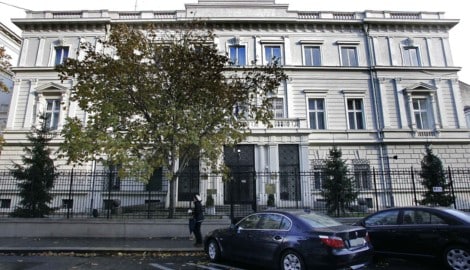 Die russische Botschaft in Wien-Landstraße