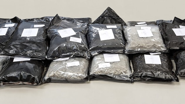 Das Suchtmittel war in 20 Einzelpaketen in einer Kartonschachtel verpackt.