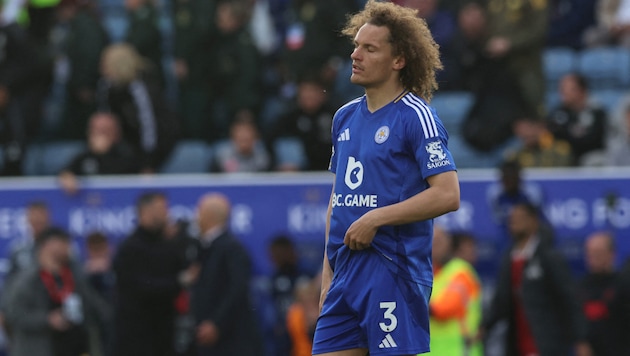 Hängende Köpfe, auch bei Leicester-Profi Wout Faes.