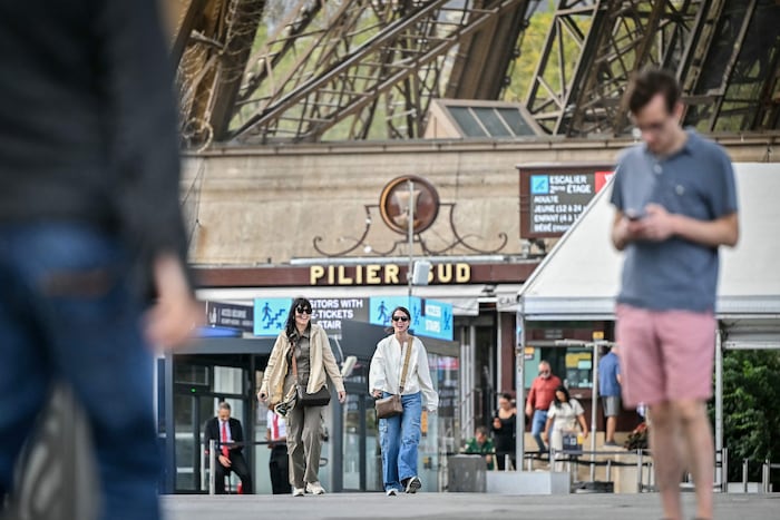 Nach einem Streik wieder geöffnet: der Eiffelturm in Paris