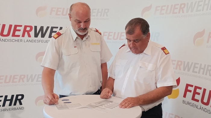 Kropf und Mittnecker zogen Bilanz.