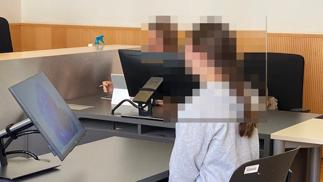 Vor Gericht gestand die junge Frau ihr Fehlverhalten.
