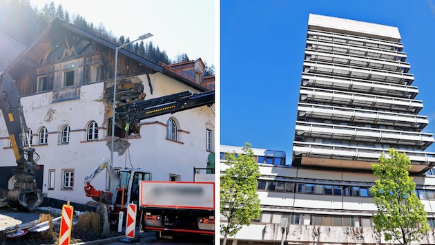 Das Weiße Rössl wurde im Vorjahr abgerissen. Doch am Landesgericht Innsbruck geht der Streit um ...