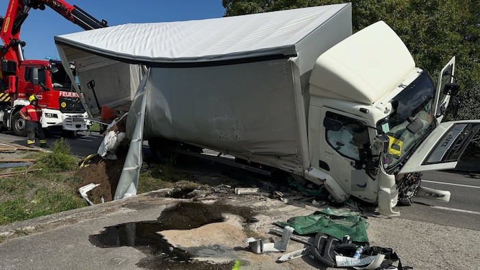 Der Fahrer wurde verletzt.