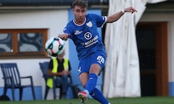 Verletzte sich bei einem Pressball: Grödigs Daniel Leitz.