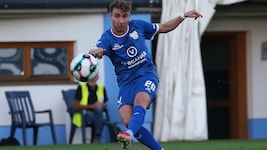 Verletzte sich bei einem Pressball: Grödigs Daniel Leitz.
