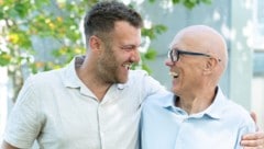 Lebensretter Christoph Krammer (l.) und Peter Bauer 
