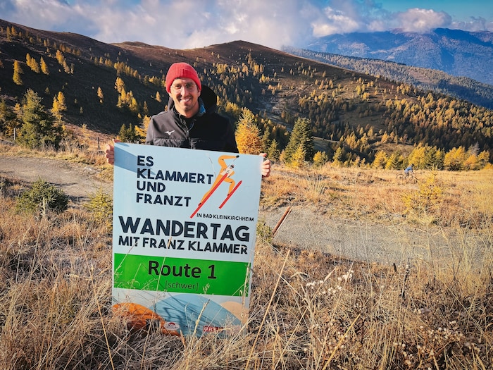 Drei Routen stehen beim Franz Klammer-Wandertag zur Auswahl.
