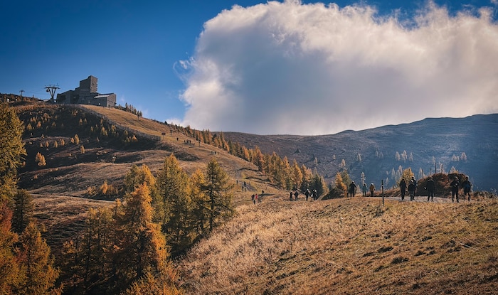 Im Herbst in den Nockbergen zu wandern, ist ein Traum.
