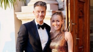 In Wien erschienen Wayne und Annemarie Carpendale gemeinsam.