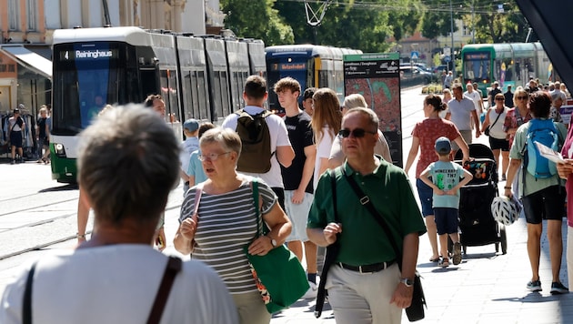 Die steirische Bevölkerung wächst nur noch durch Zuwanderung, vor allem nach Graz.