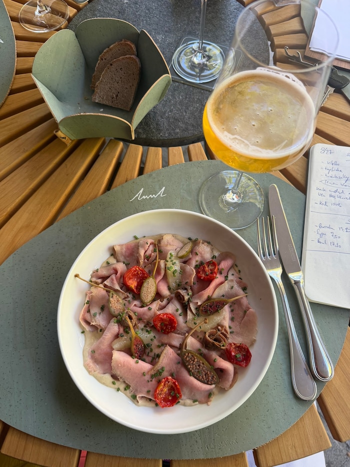Vitello tonnato zum Start.