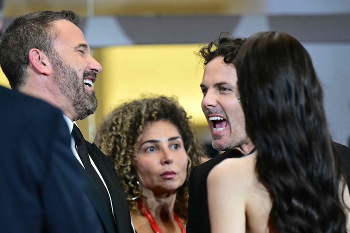 Ben und Casey hatten auf dem Red Carpet in Venedig trotzdem Grund zu Lachen.
