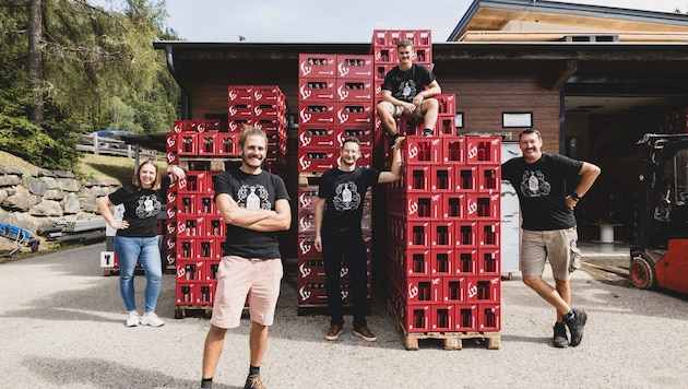 Das Team der Wimitz Privatbrauerei steckt noch in den letzten Vorbereitungen für das ...