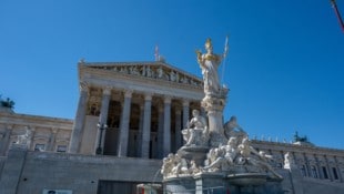 Das österreichische Parlament in Wien.
