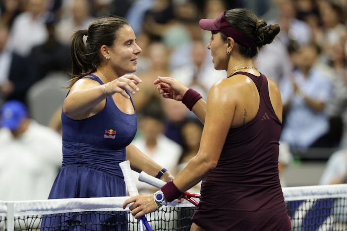 Jessica Pegula (rechts) setzte sich gegen Emma Navarro durch.