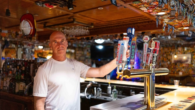 „O‘Hara‘s“-Besitzer Mike Keane erlebte den 11. September hautnah mit. Unzählige Stammgäste ...
