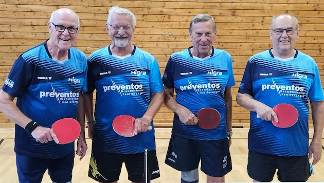 Walter Bachler, Gottfried Brunner, Josef Dreiling und Roland Kupetz.
