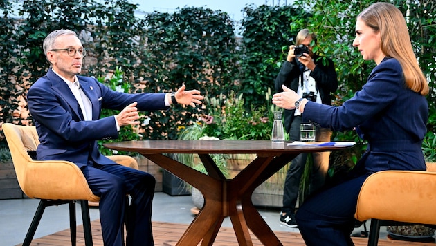Im ORF-Sommergespräch attackierte Kickl den Öffentlich-Rechtlichen.