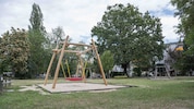 Auf diesem Spielplatz soll sich der unbekannte Mann vor zwei Mädchen diese Woche entblößt haben.