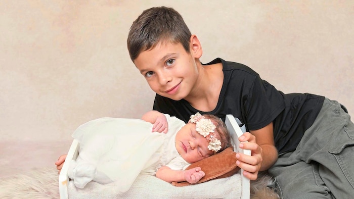 Raphael with baby Rosalie