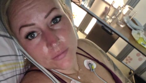 Simone Puchberger wurde nach der Seilbergung im Spital versorgt.