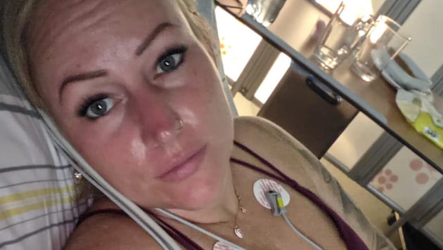 Simone Puchberger wurde nach der Seilbergung im Spital versorgt.