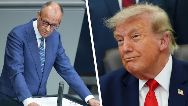 Ärger in Berlin: Sogar ein Telefonat zwischen Bundeskanzler Friedrich Merz und US-Präsident ...