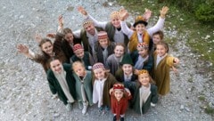 Hirtenkinder probten wieder auf der Loferer Alm.