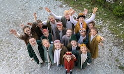 Hirtenkinder probten wieder auf der Loferer Alm.