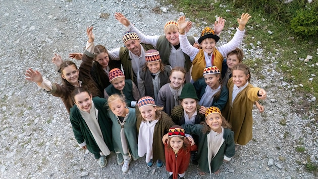 Hirtenkinder probten wieder auf der Loferer Alm.