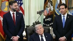 US-Vizepräsident JD Vance (links) und Außenminister Marco Rubio (rechts) sind weniger ...