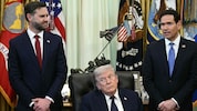 US-Vizepräsident JD Vance (links) und Außenminister Marco Rubio (rechts) sind weniger ...