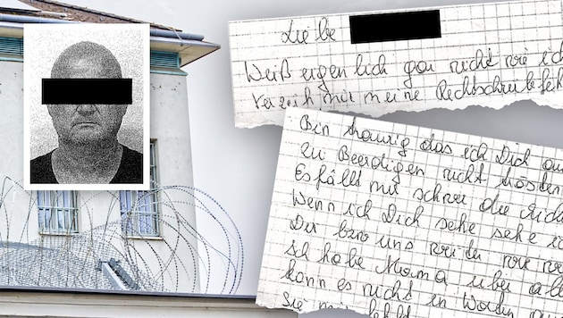 Auszüge im schlechten Deutsch aus den Originalbriefen des verdächtigen Horror-Vaters aus der ...