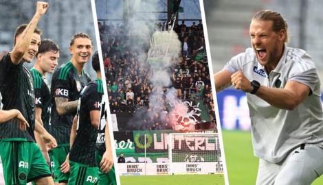 Mitte Oktober trifft der FC Wacker Innsbruck auf Austria Salzburg, Ende Oktober auf die WSG ...
