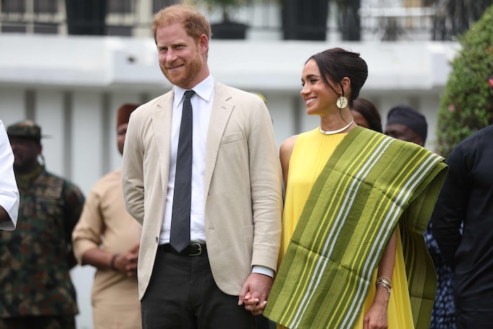 Prinz Harry und Herzogin Meghan sind immer wieder in Afrika – hier in Nigeria – um für Harrys ...