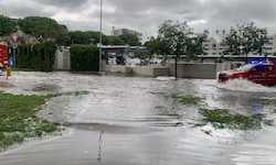 In Lignano standen die Straßen teilweise unter Wasser. Heftige Unwetter hatten die Region am ...