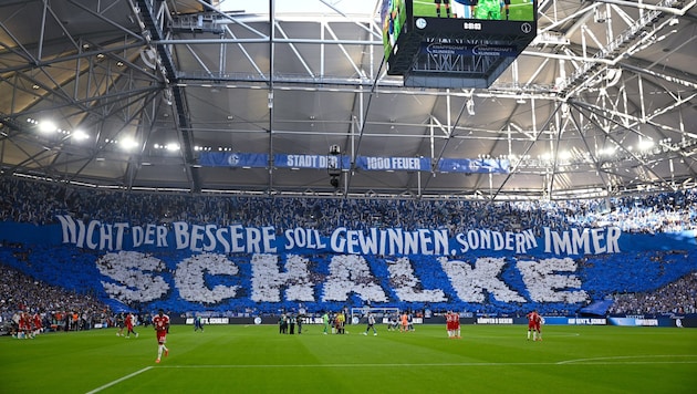 Die Veltins Arena ist die Kathedrale der Schalke-Fans.