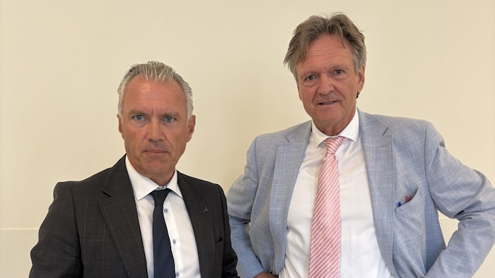 Die Anwälte Normann Hofstätter und Christian Werner