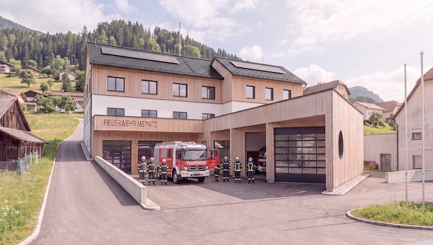 Den Um- und Zubau beim Rüsthaus in Metnitz hat das Wolfsberger Architekturbüro Scheiberlammer ...