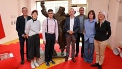 Peter Pirker (kärnten.museum), Isabella Burtscher und Jakob Holzer (Kuratoren), Nikolaj Orasche, ...