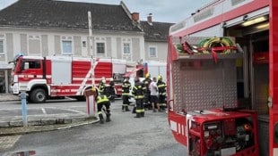 Die Feuerwehr Ehrenhausen rückte zum Einsatz aus 