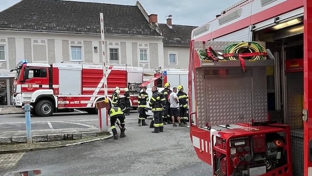 Die Feuerwehr Ehrenhausen rückte zum Einsatz aus