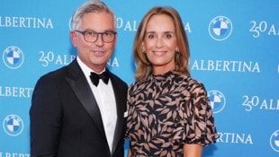 Magnus Brunner und Eva Brunner beim alljährlichen Fundraising Dinner der Albertina.